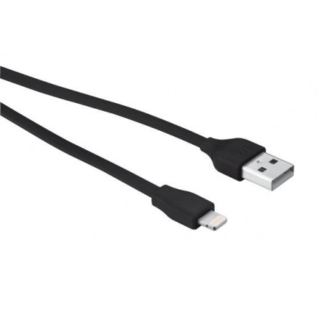 Кабель Trust URBAN FLAT LIGHTNING CABLE 20cm BLACK