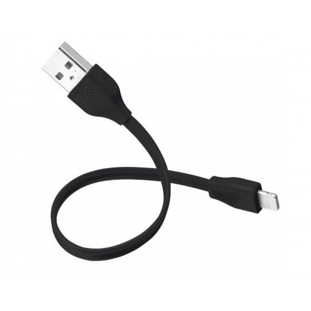 Кабель Trust URBAN FLAT LIGHTNING CABLE 20cm BLACK