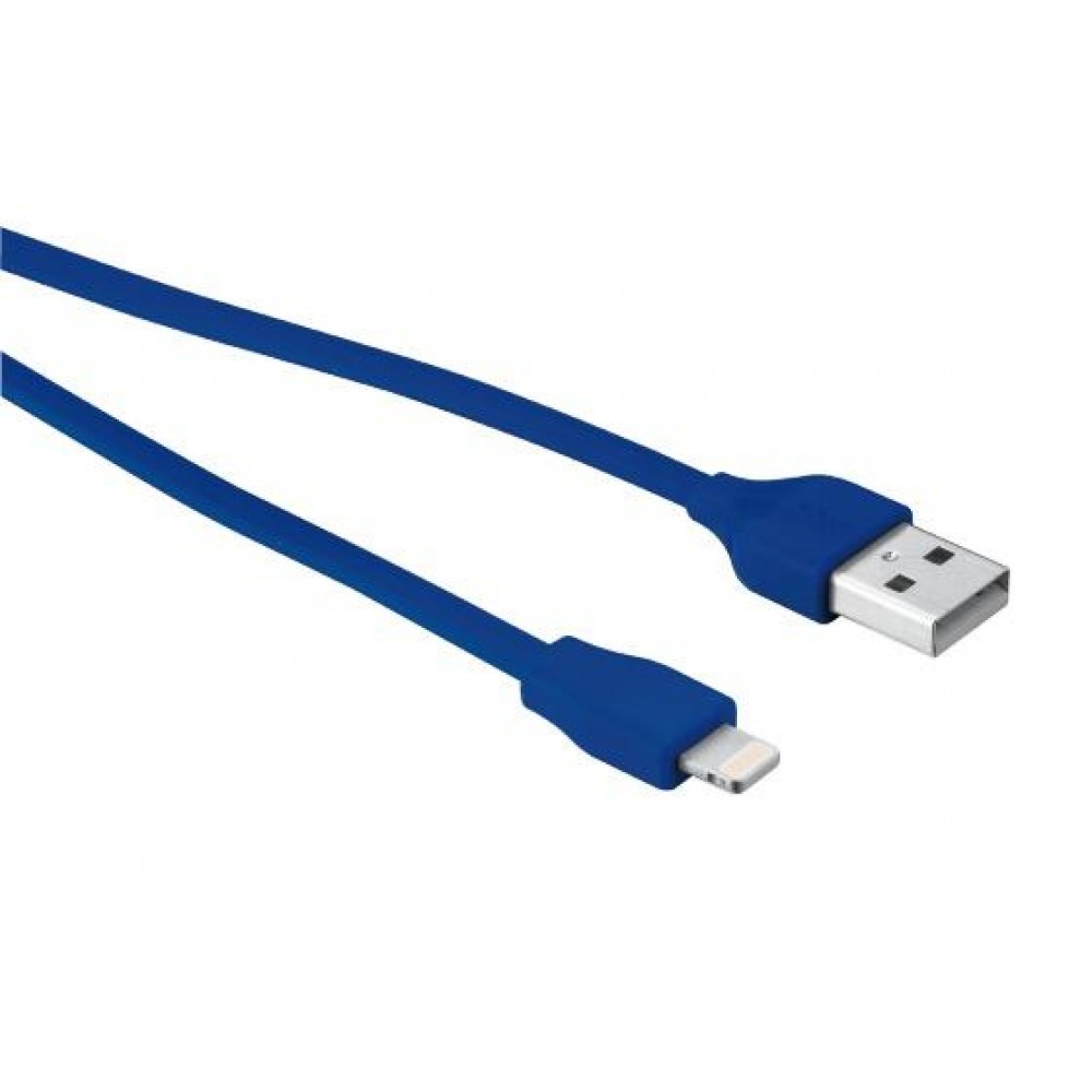 Кабель Trust URBAN FLAT LIGHTNING CABLE 20cm BLUE