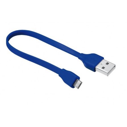 Кабель Trust URBAN FLAT MICRO-USB CABLE 20cm BLUE