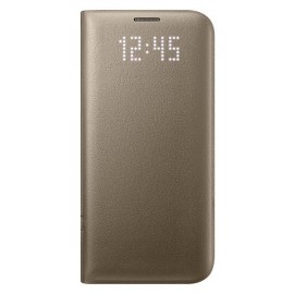 Чехол Samsung S7 edge - LED View Cover Gold