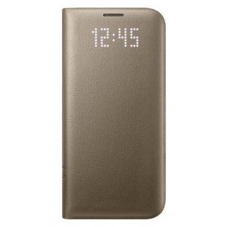 Чехол Samsung S7 edge - LED View Cover Gold