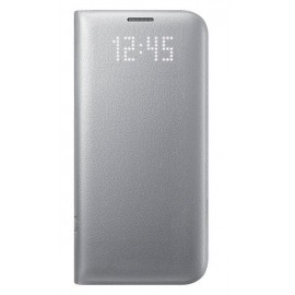 Чехол Samsung S7 edge - LED View Cover Silver