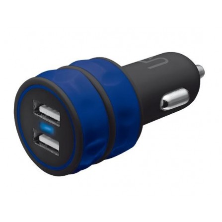 Автомобильное зарядное устройство Trust URBAN Dual Smart Car Charger Blue