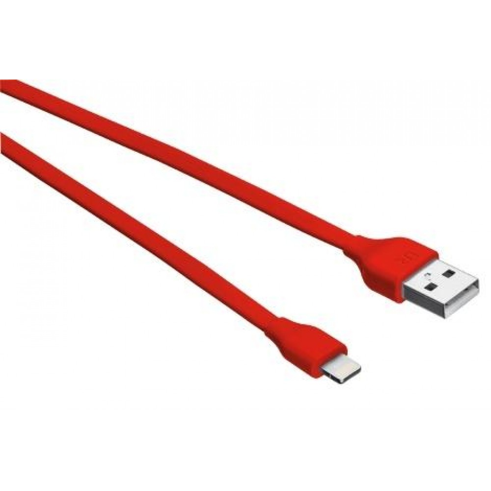 Кабель Trust URBAN Lightning Cable 1m RED
