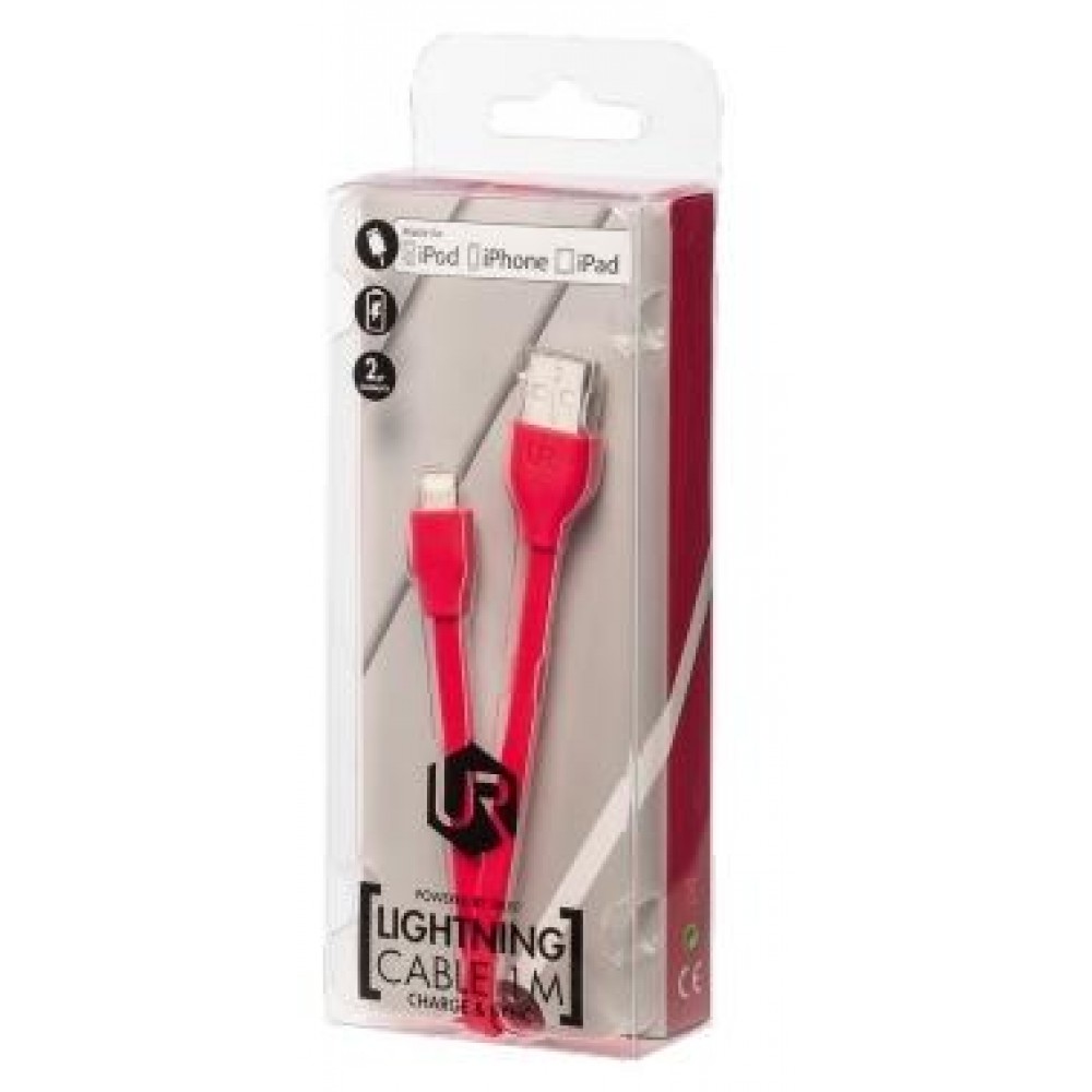 Кабель Trust URBAN Lightning Cable 1m RED