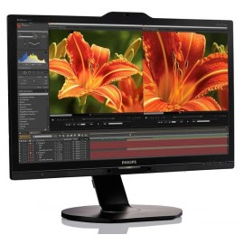 Монитор Philips 23.8" 241P6VPJKEB/00 IPS 4K DP USB MM Pivot Webcam