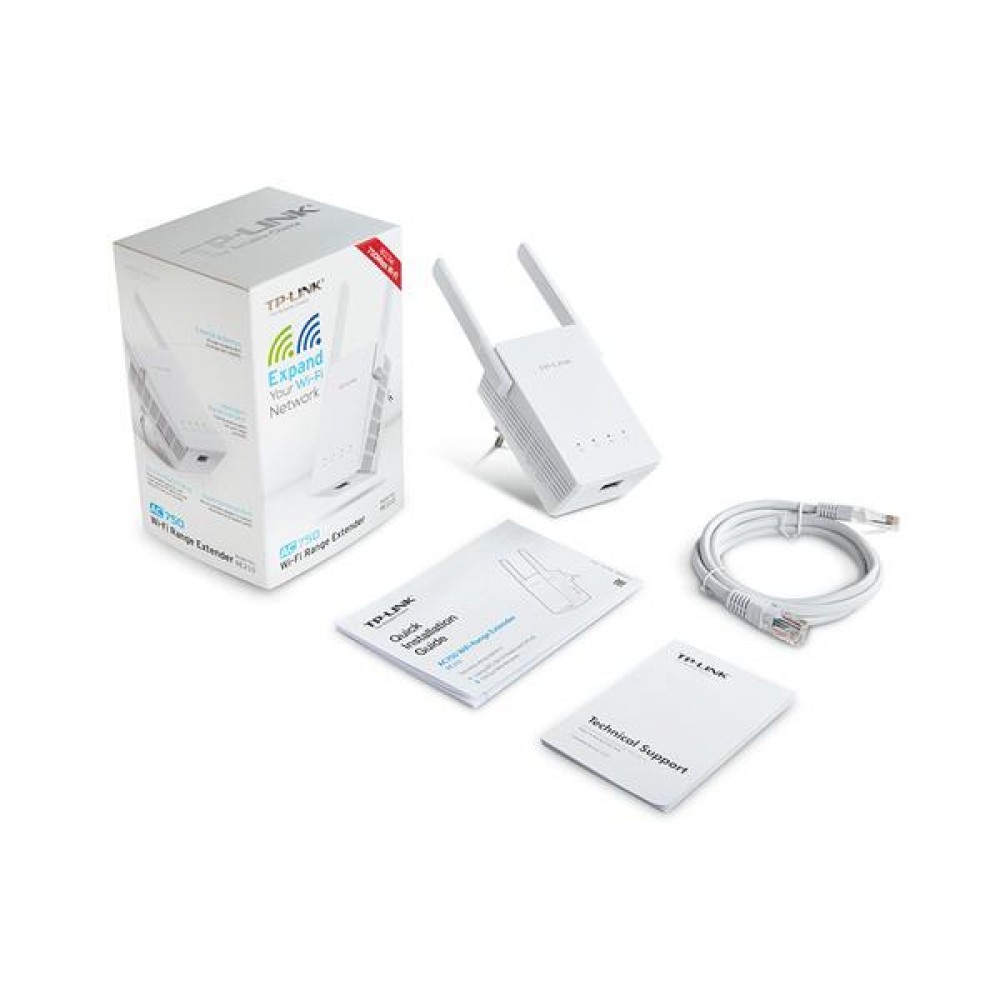 Универсальный усилитель беспроводного сигнала TP-Link RE210 Wireless AC750 Range Extender (2 ext.ant)