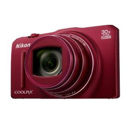 Цифровая фотокамера Nikon Coolpix S9700 Red kit + 8Gb
