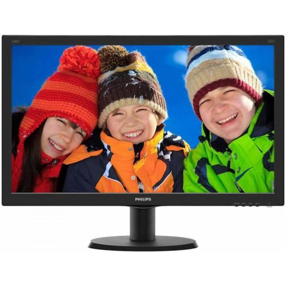 Монитор Philips 23.8" 240V5QDAB/01 16:9 IPS DVI HDMI MM Black