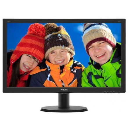 Монитор Philips 23.8" 240V5QDSB/01 16:9 IPS DVI HDMI Black