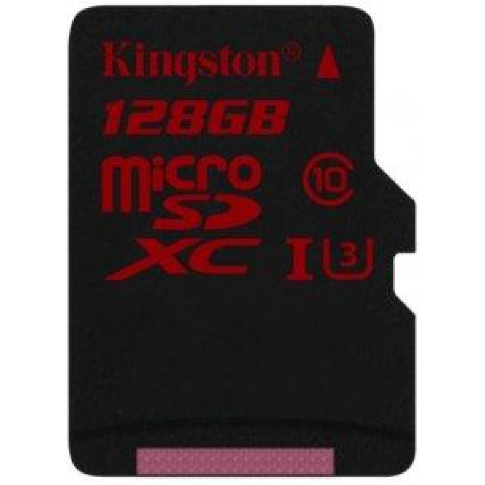 Карта памяти Kingston microSDXC 128 Gb UHS-I +ad U3 (R90, W80MB/s)