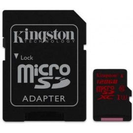 Карта памяти Kingston microSDXC 128 Gb UHS-I +ad U3 (R90, W80MB/s)