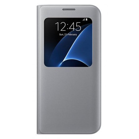 Чехол Samsung S7 edge/G935 - S View Cover Silver