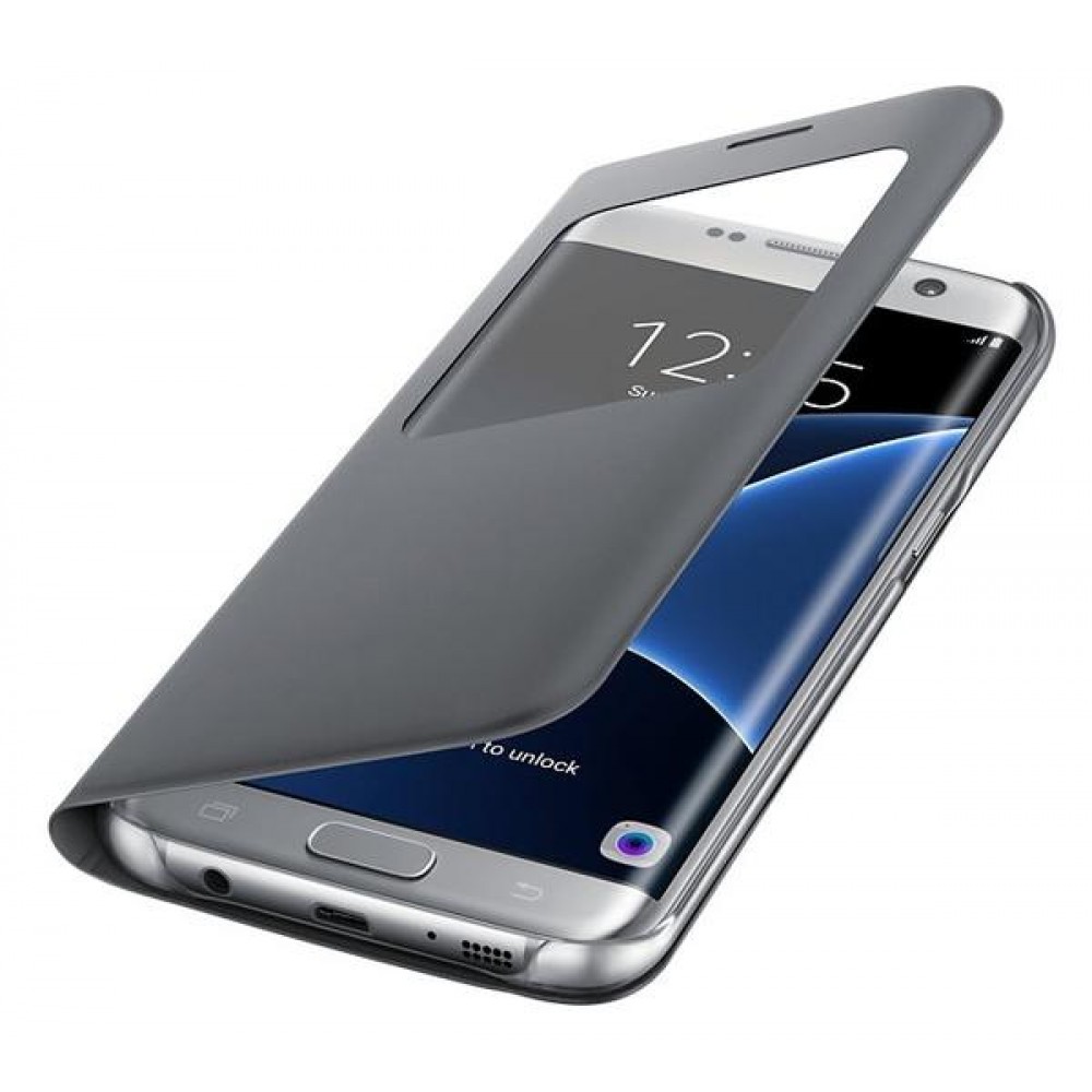 Чехол Samsung S7 edge/G935 - S View Cover Silver