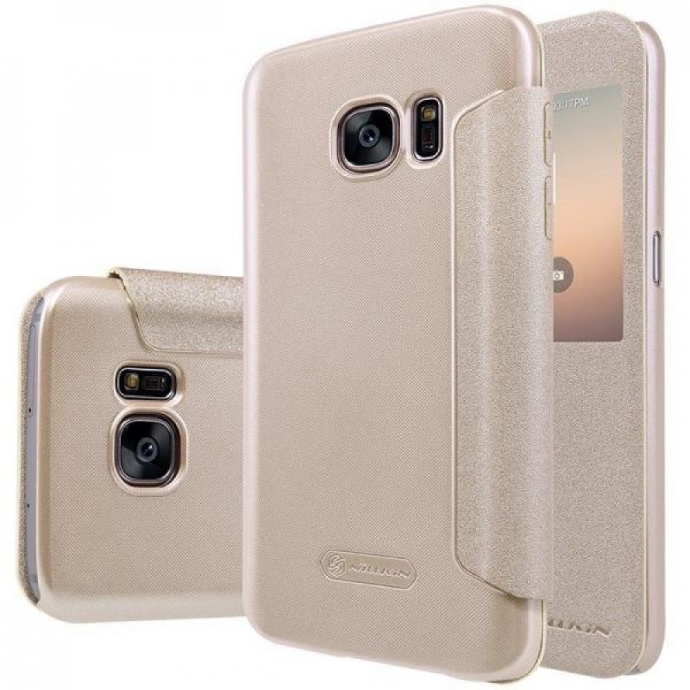 Чехол Nillkin Samsung G930/S7 Flat - Spark series Gold