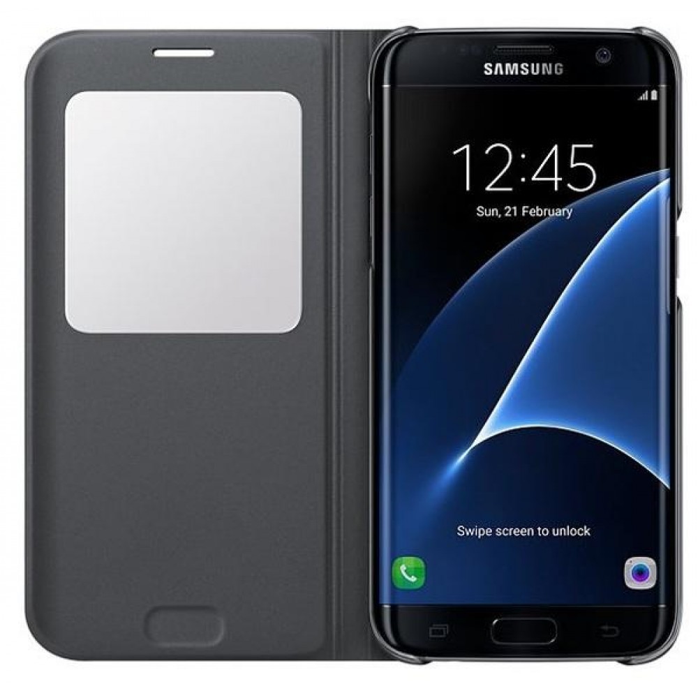 Чехол Samsung S7 edge/G935 - S View Cover Black