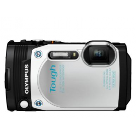 Цифровая фотокамера Olympus TG-870 White (Waterproof-15m; iHS; Wi-Fi; GPS)