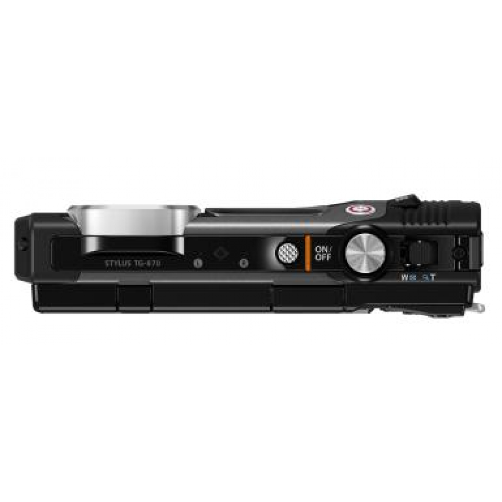 Цифровая фотокамера Olympus TG-870 Black (Waterproof - 15m; iHS; Wi-Fi; GPS)