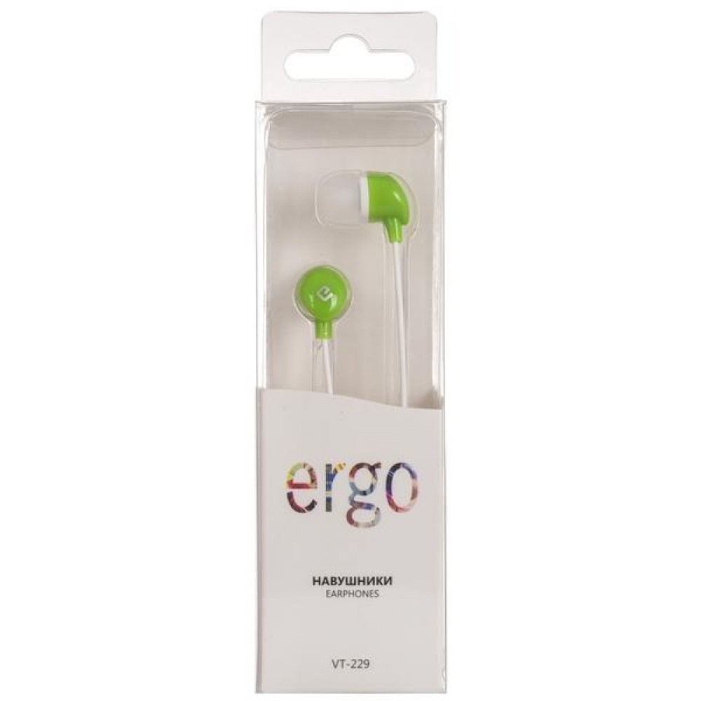 Наушники Ergo VT-229 Green