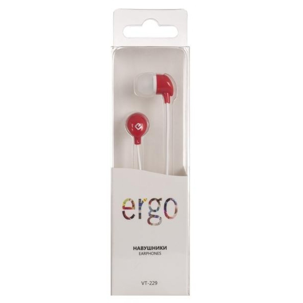 Наушники Ergo VT-229 Red