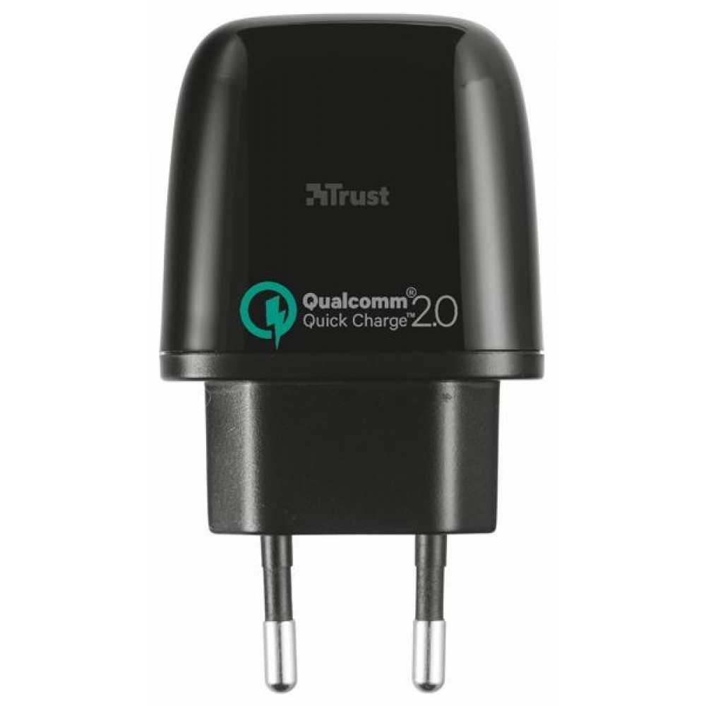 Зарядное устройство Trust URBAN Ultra Fast Wall Charger 2.0 - Black