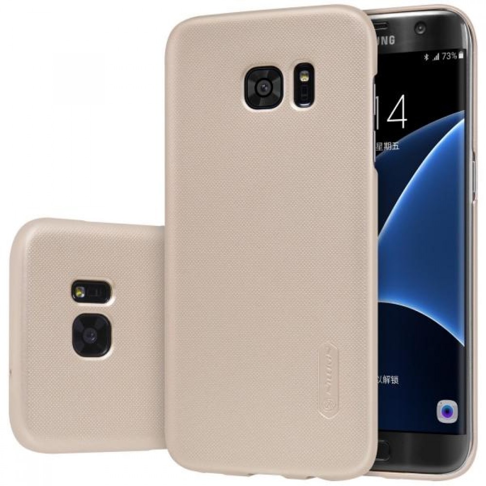 Чехол Nillkin Samsung G935/S7 edge Super Frosted Shield Gold