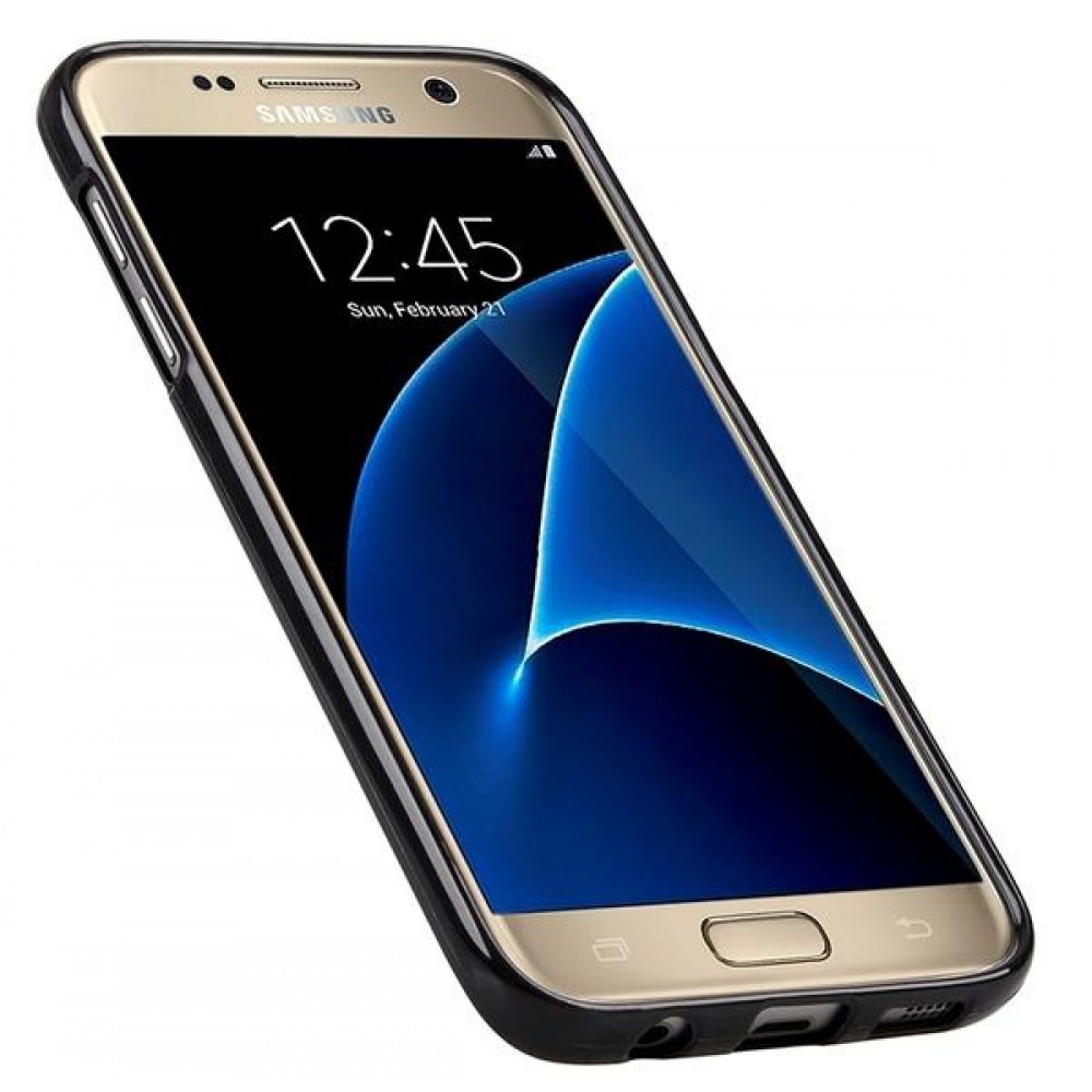 Чехол Melkco Samsung G930/S7 Poly Jacket TPU Black