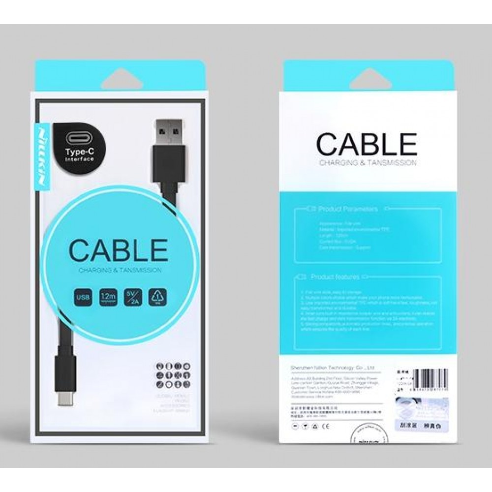 Кабель Nillkin Plus TYPE-C Cable - 120 см White