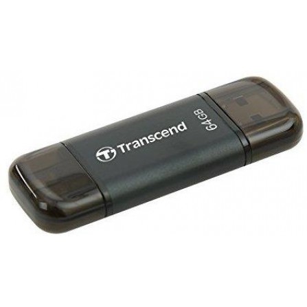 Flash Drive Transcend JetDrive Go 300 64GB, Lightning/USB 3.1 Black
