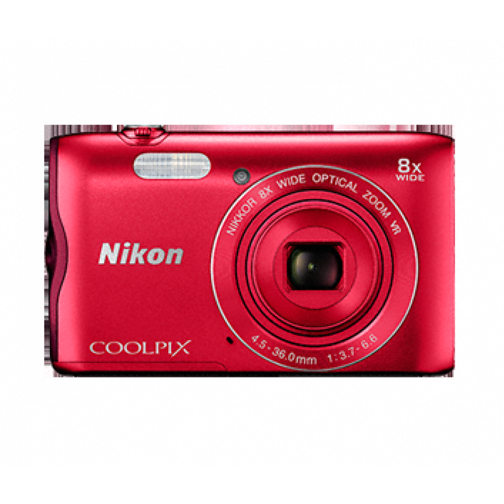 Цифровая фотокамера Nikon Coolpix A300 Red