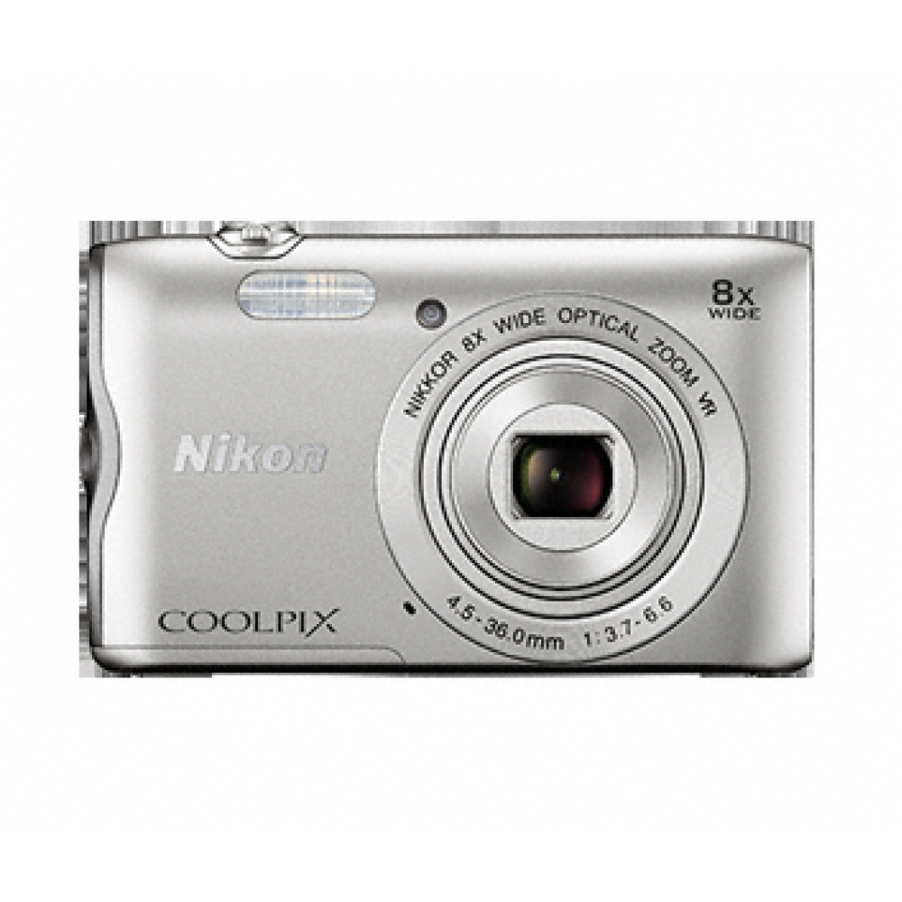 Цифровая фотокамера Nikon Coolpix A300 Silver