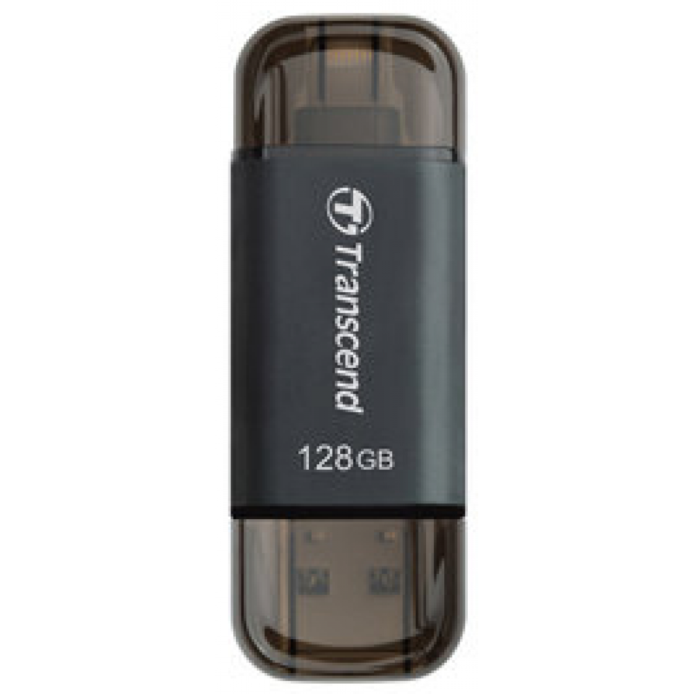 Flash Drive Transcend JetDrive Go 300 128GB, Lightning/USB 3.1 Black
