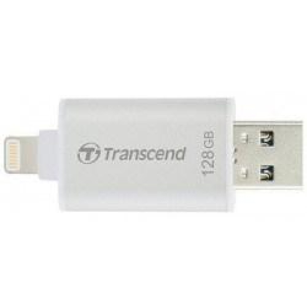 Flash Drive Transcend JetDrive Go 300 128GB, Lightning/USB 3.1 Silver
