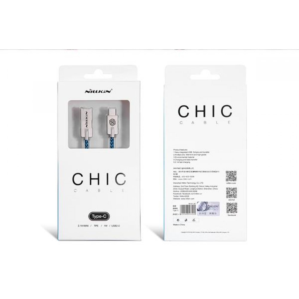 Кабель Nillkin Chic Type-C - 100см Red