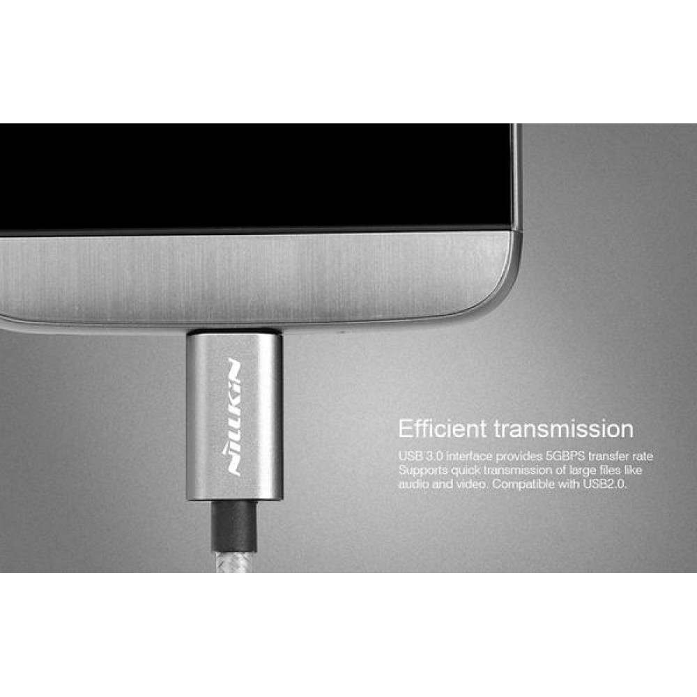Кабель Nillkin Elite Type-C - 100см Grey