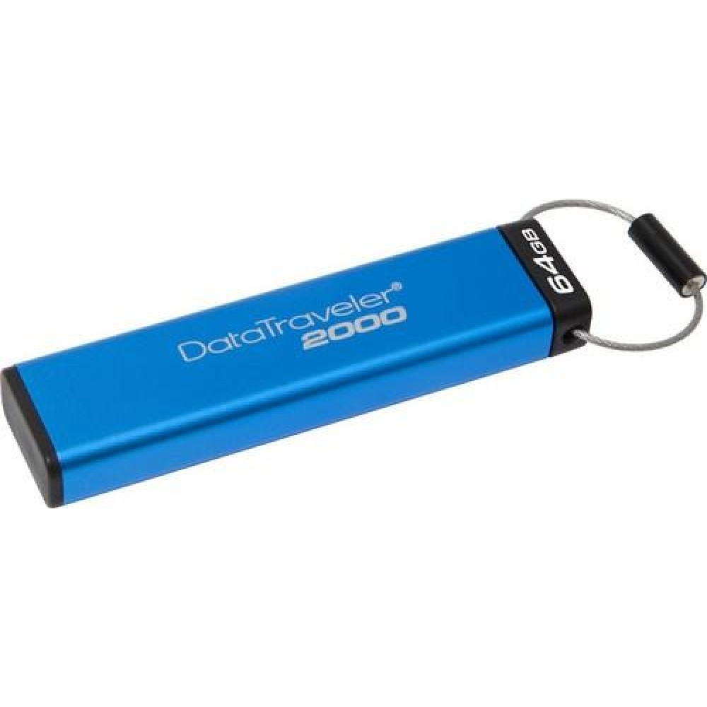 Flash Drive Kingston DT 2000 64 GB Keypad Access USB 3.1