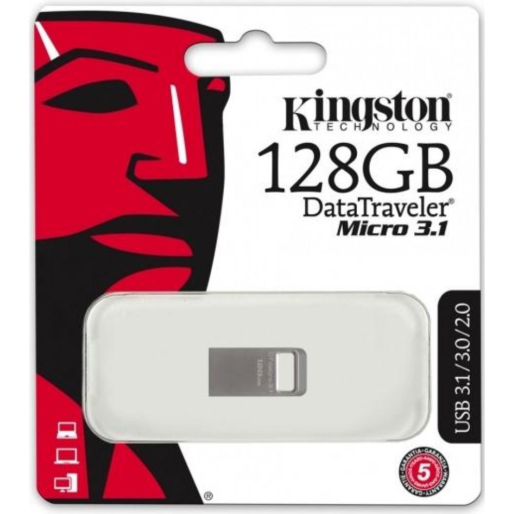 Flash Drive Kingston DT Micro 128 GB USB 3.1