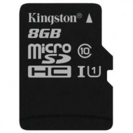 Карта памяти Kingston microSDHC 8 Gb UHS-I no ad U1 (R45, W10MB/s)