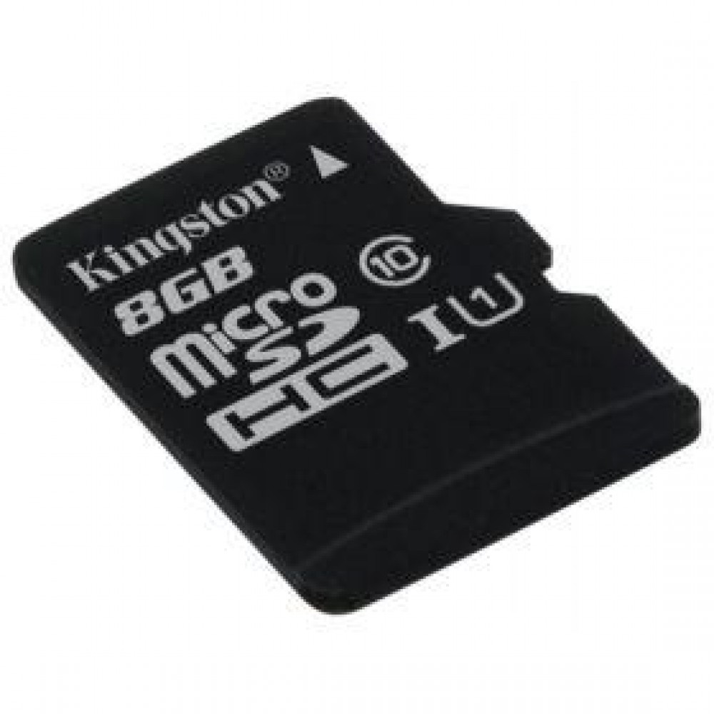Карта памяти Kingston microSDHC 8 Gb UHS-I no ad U1 (R45, W10MB/s)