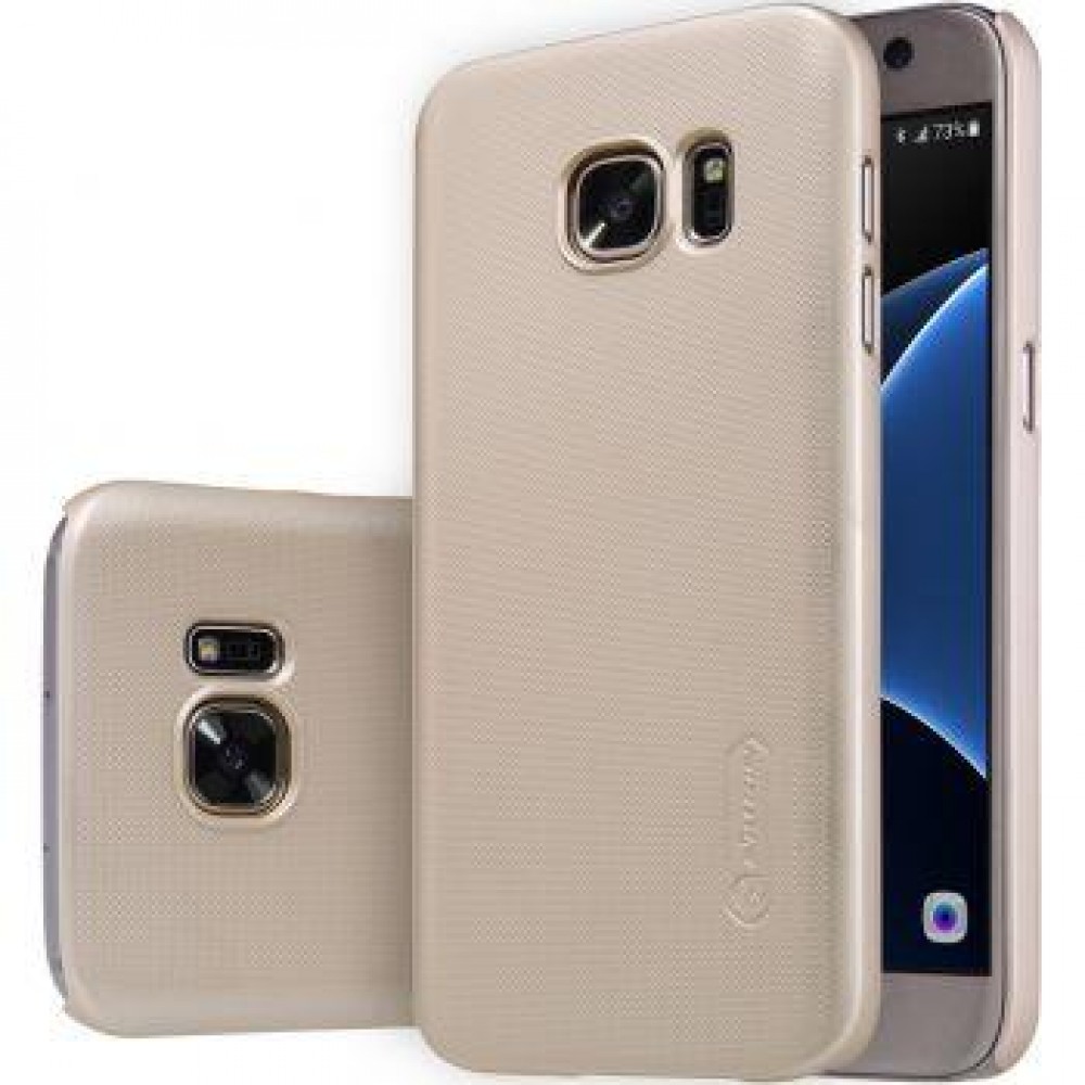 Чехол Nillkin Samsung G930/S7 Flat - Super Frosted Shield Gold
