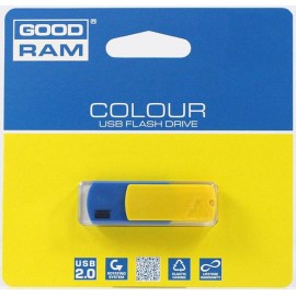 Flash Drive Goodram COLOUR 8 GB UKRAINE, Blue/Yellow