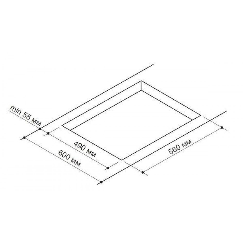 Варочная поверхность Pyramida PFG 647 BLACK LUXE-A