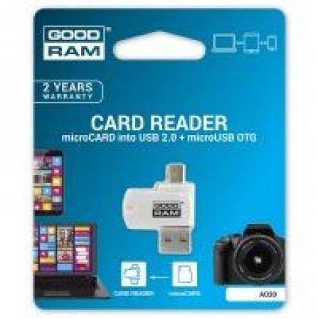 Кардридер Goodram USB microSD Card reader OTG USB 2.0/micro-USB