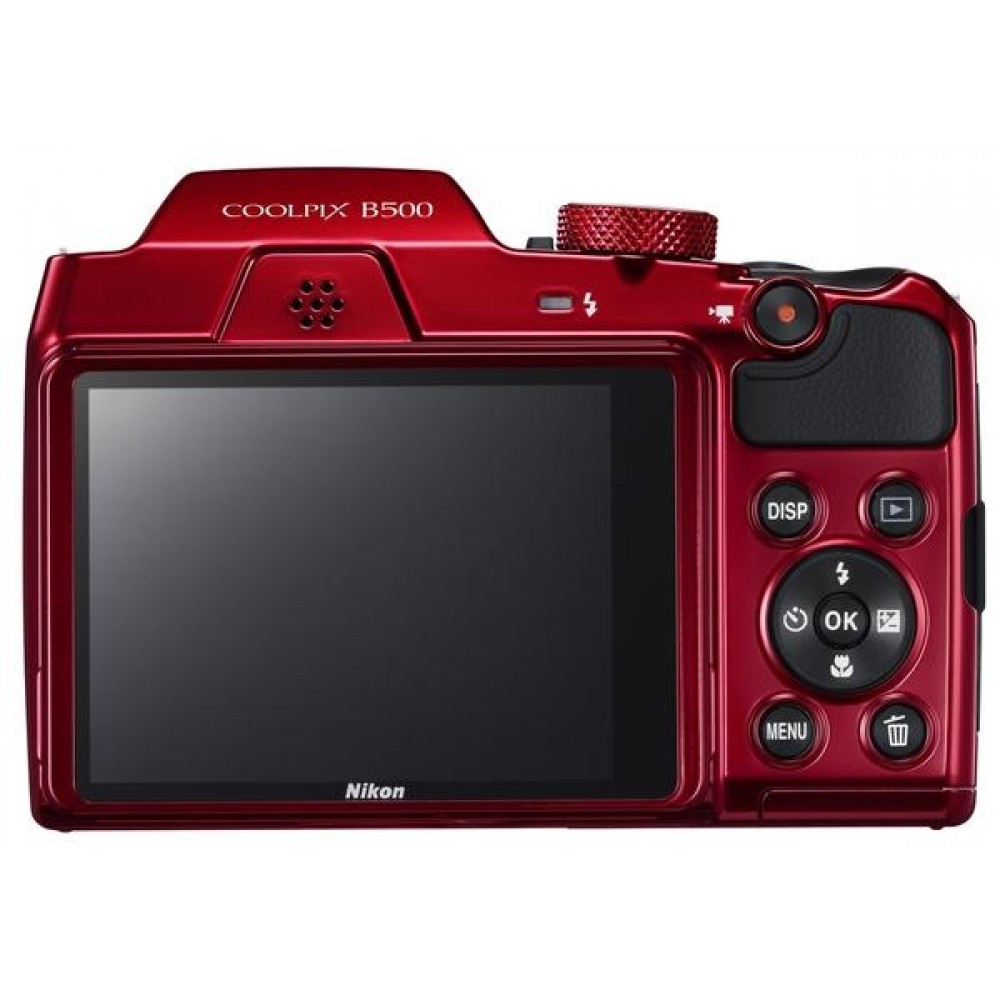 Цифровая фотокамера Nikon Coolpix B500 Red