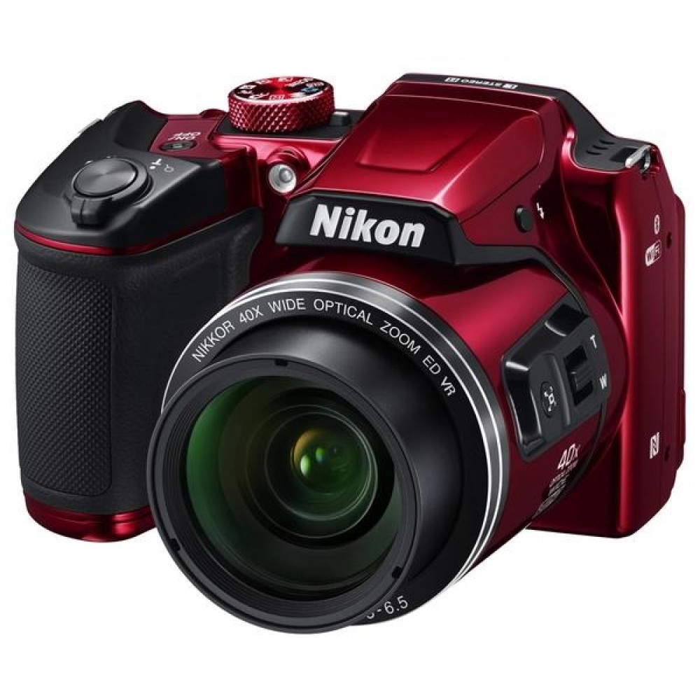 Цифровая фотокамера Nikon Coolpix B500 Red