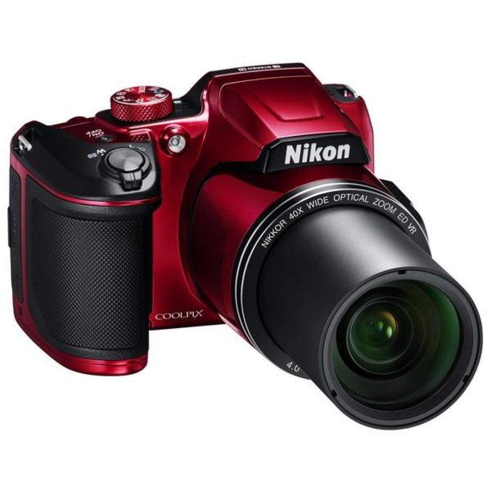 Цифровая фотокамера Nikon Coolpix B500 Red