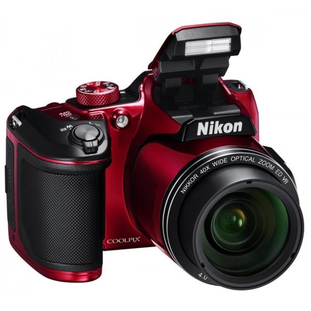 Цифровая фотокамера Nikon Coolpix B500 Red