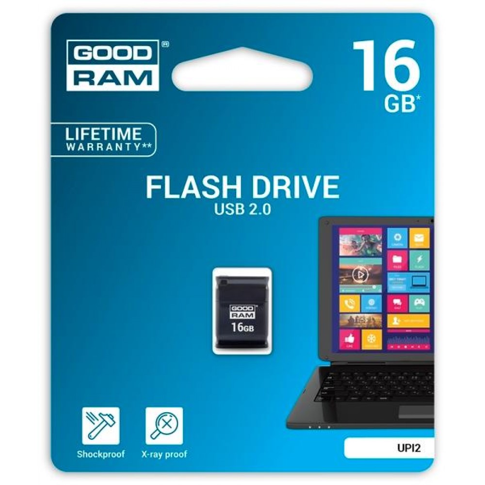 Flash Drive GOODRAM PICCOLO 16 GB BLACK