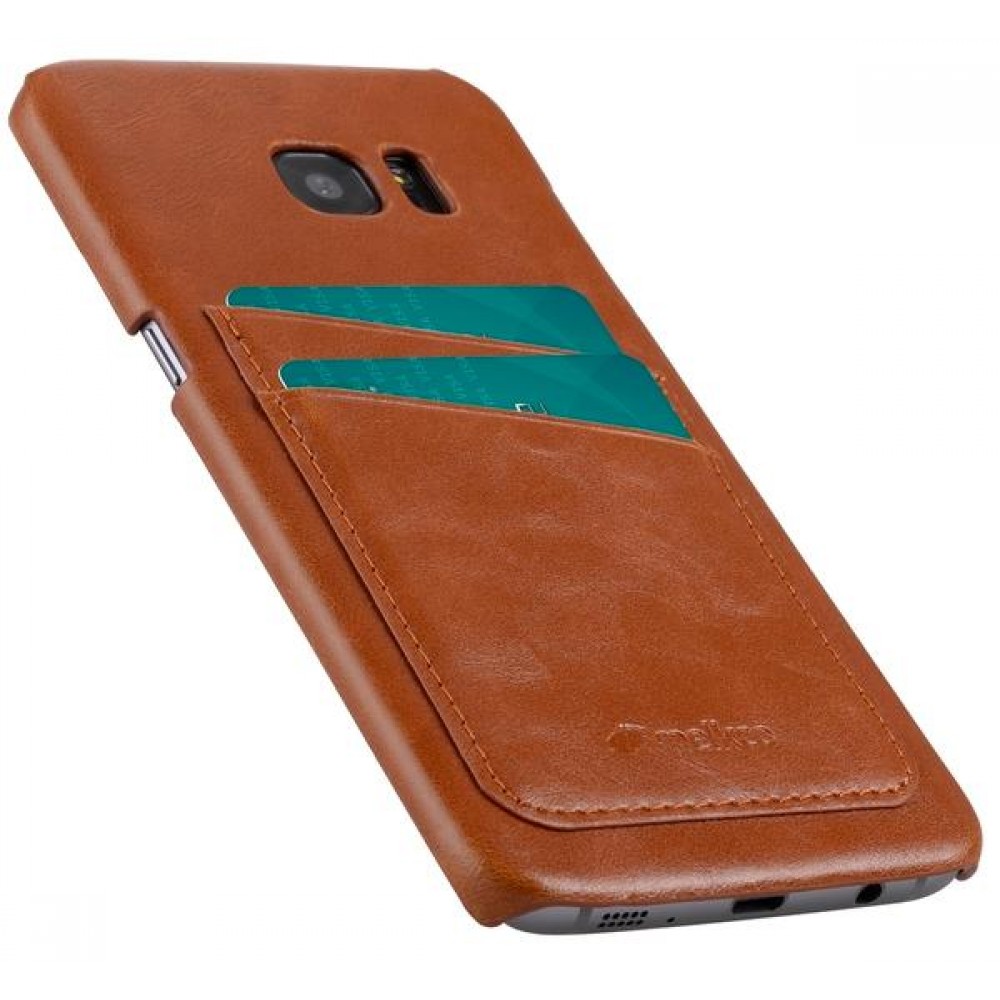 Чехол Melkco Samsung S7 Edge/G935 - M PU Leather Dual Card Brown